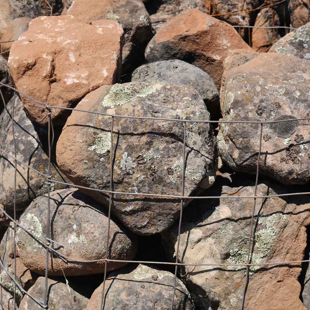 Field Stone 1 Sonoma fieldstone head size wallrock - santa cruz ca