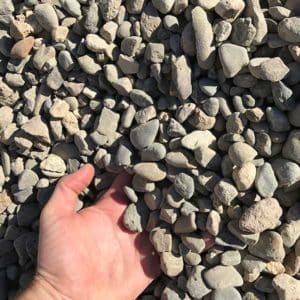 3/4 river gravel