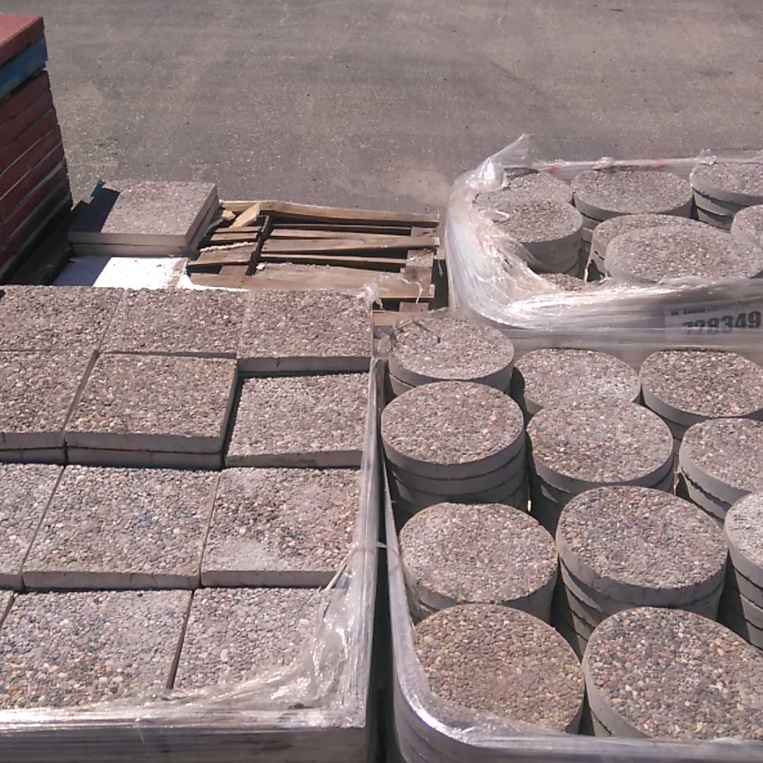 Exposed Aggregate Central Home Supply Exposed Aggregate Stepping Stones Are Grey Concrete