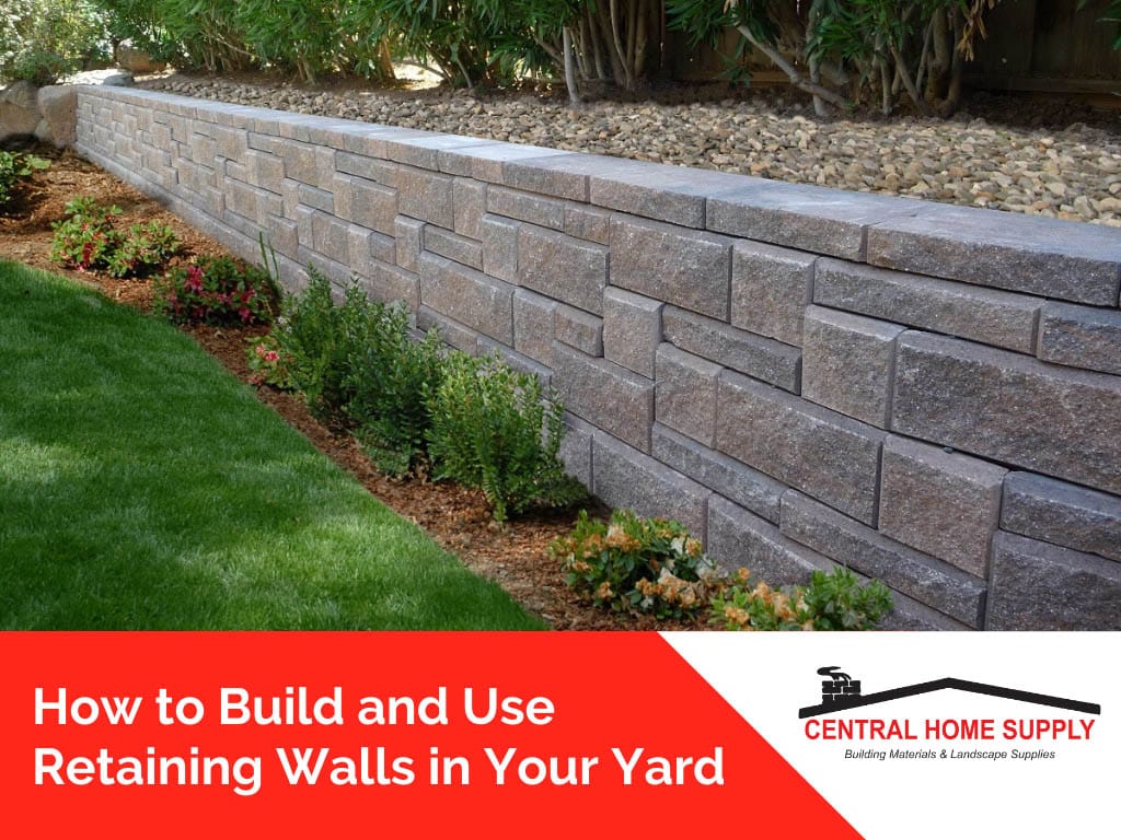 How to build and use retaining walls in your yard