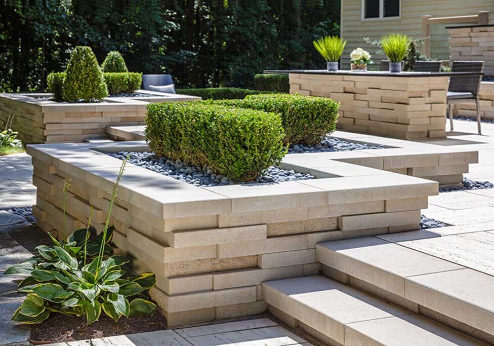 Retaining wall blocks - graphix