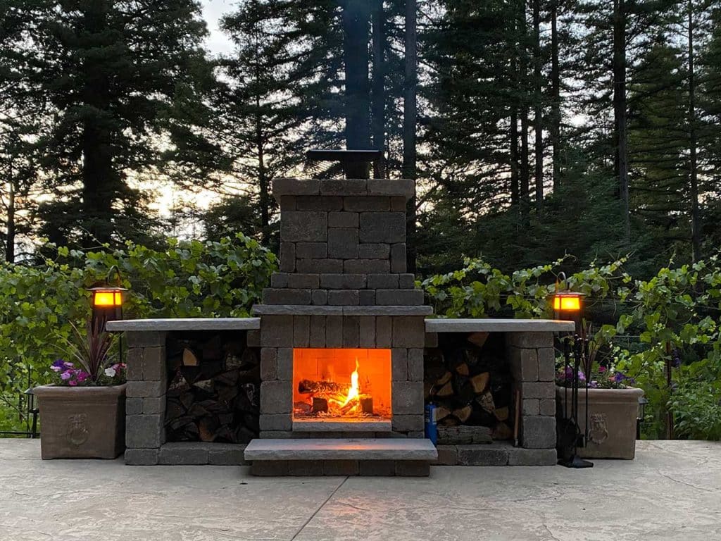 Fireplace outdoor