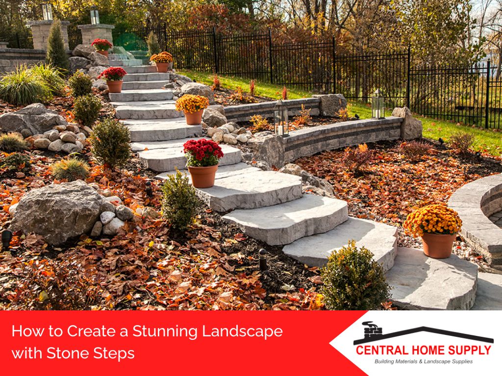 How to create stunning landscape stone steps