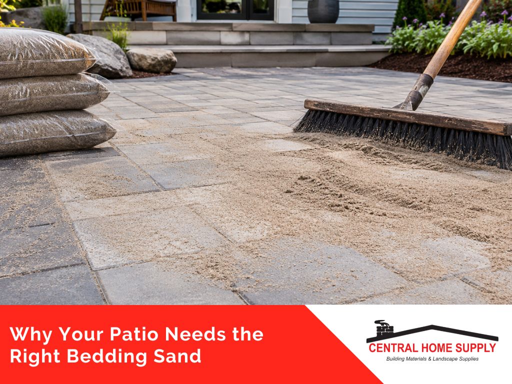 Paver bedding sand