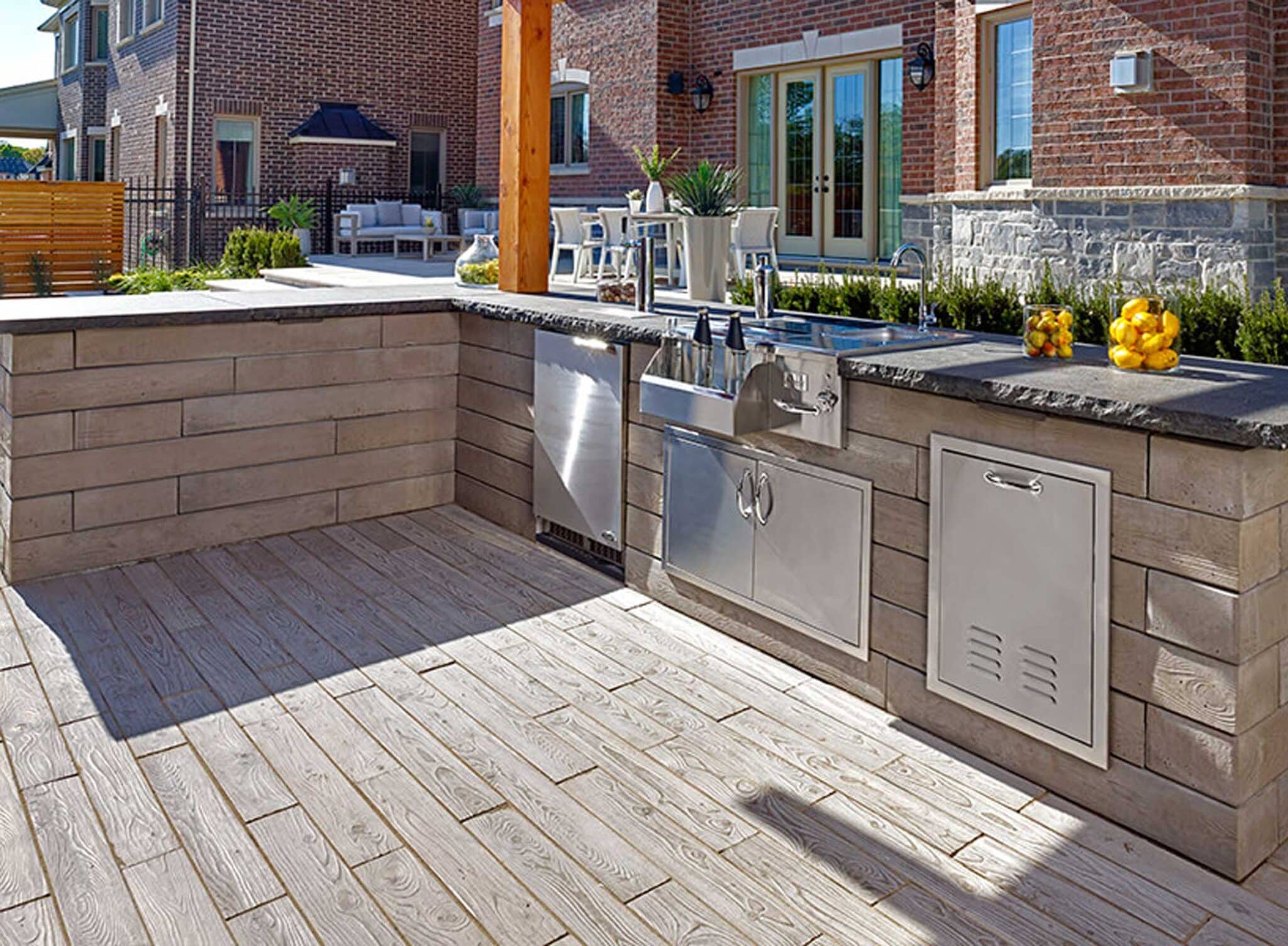 Cinder block clearance outdoor kitchen plans