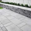 Retaining wall blocks graphix wall